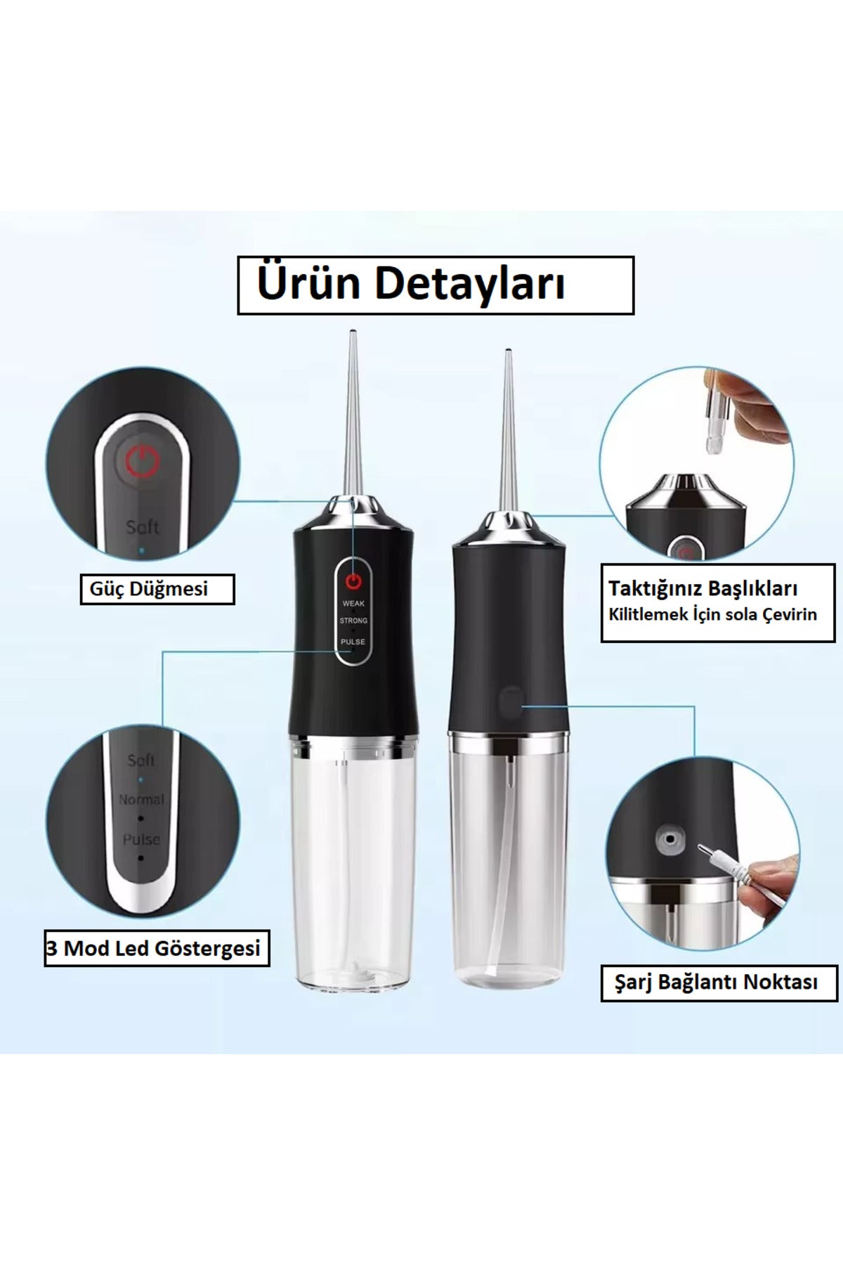 Zarifies ağız duşu kullanım