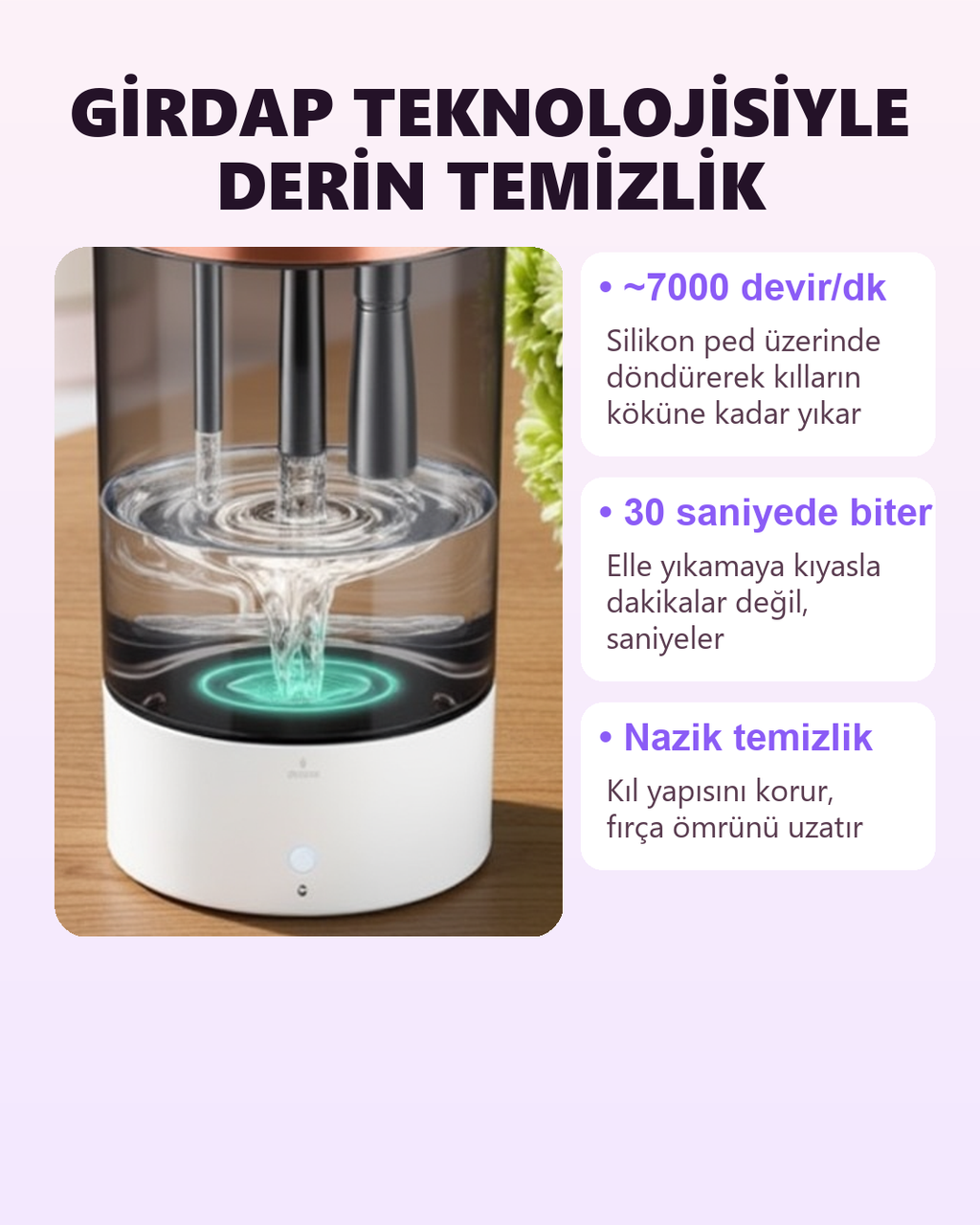 Girdap teknolojisiyle derin temizlik