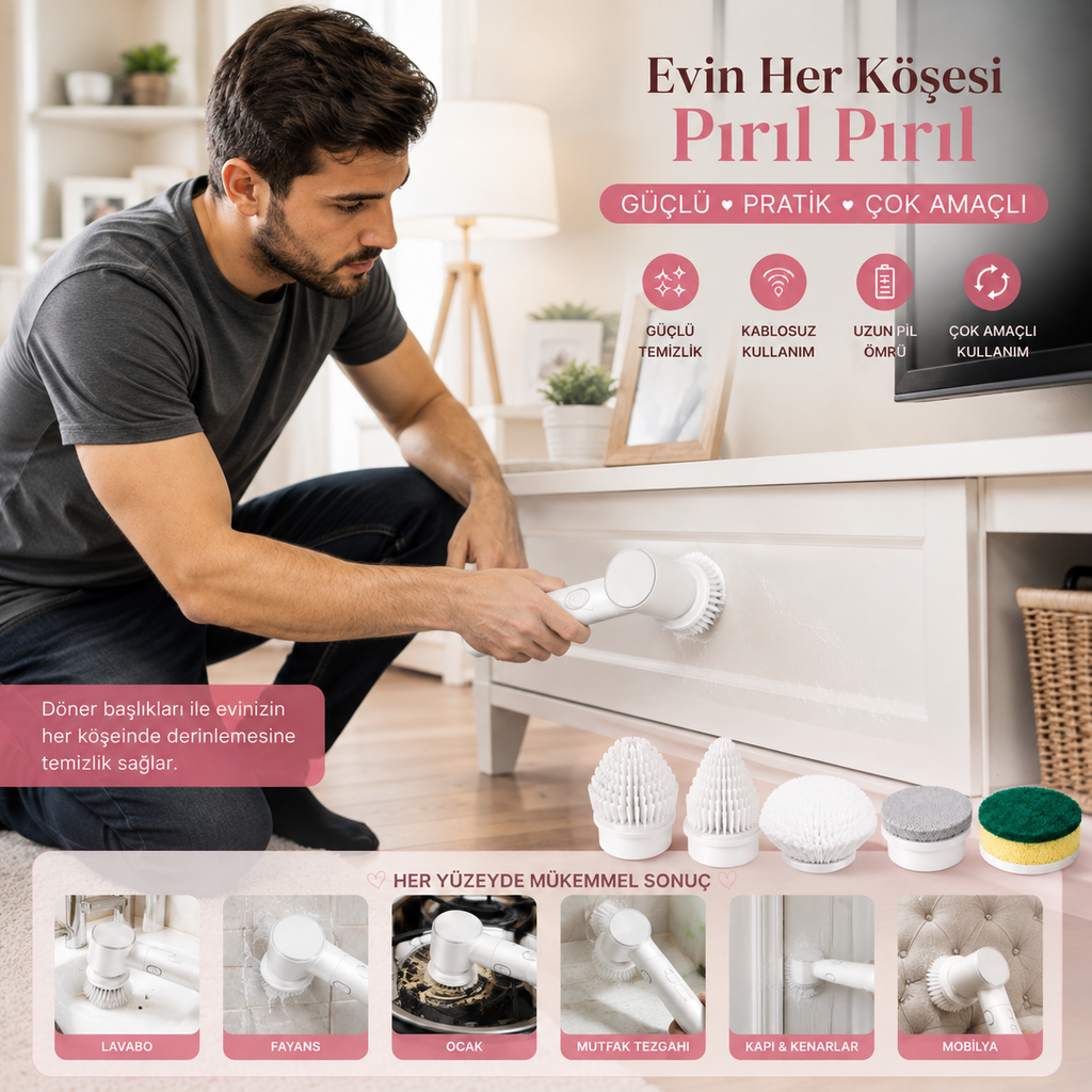 Mobilya ve ev içi yüzeylerde kullanım